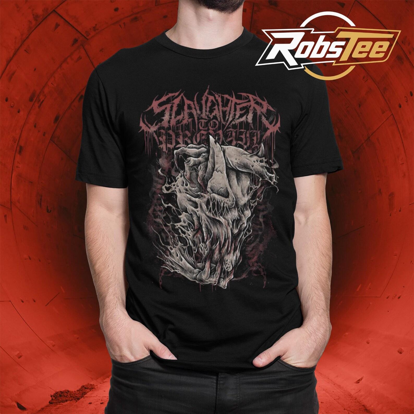 Slaughter to Prevail T-Shirt, Deathcore Band Merch Shirt, Retro Casual Unisex T-Shirt 4XL