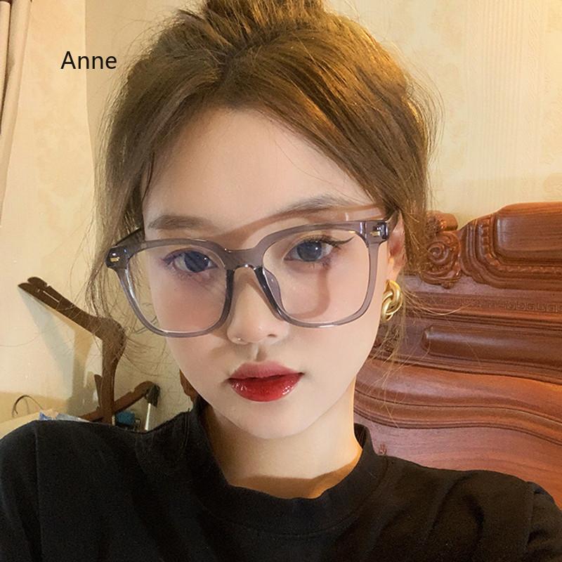 Transparentní rám brýlí na počítač Ženy Muži Kulaté brýle proti modrému světlu Brýle s blokováním Optické brýle Brýle