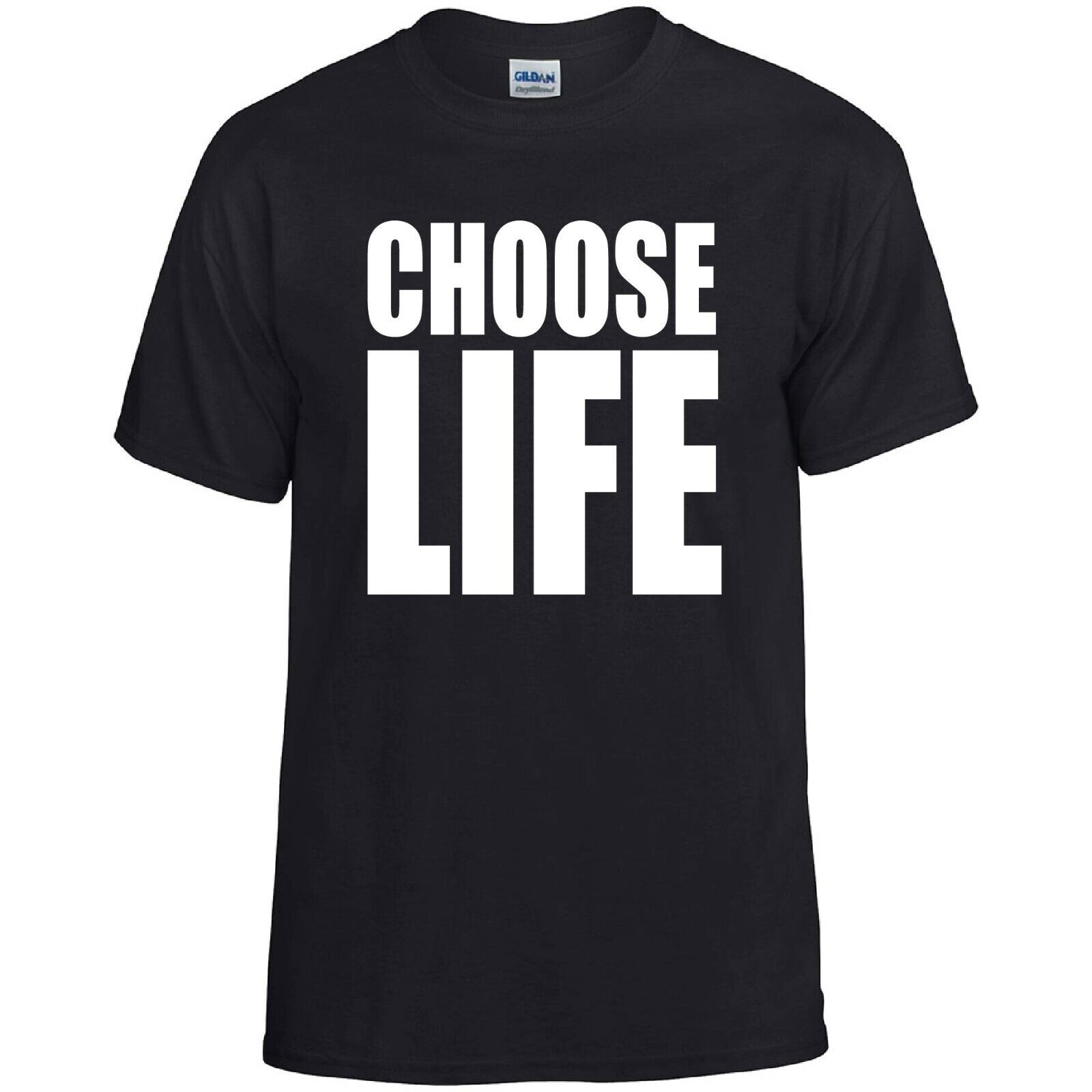 Choose Life Printed Neon T-shirt WHAM George Michael Rave 80s 90s Unisex S5XL XXXXL