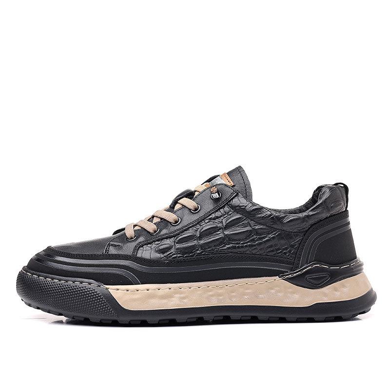 Brand Men Casual Shoes Genuine Leather Men Flats Soft Oxford Shoes Top Quality Outdoor Shoes Men Sneakers
