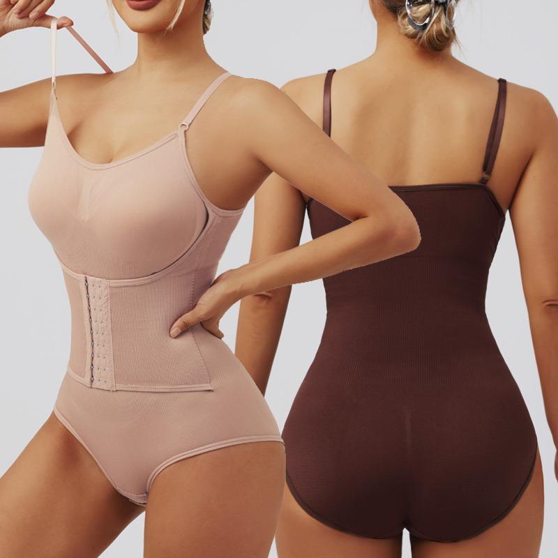 Postpartum Shaping Bodysuit for Women: High-Waisted, Strapless, Tummy-Tucking, Button-Up, Waist-Slimming, Body-Shaping Garment