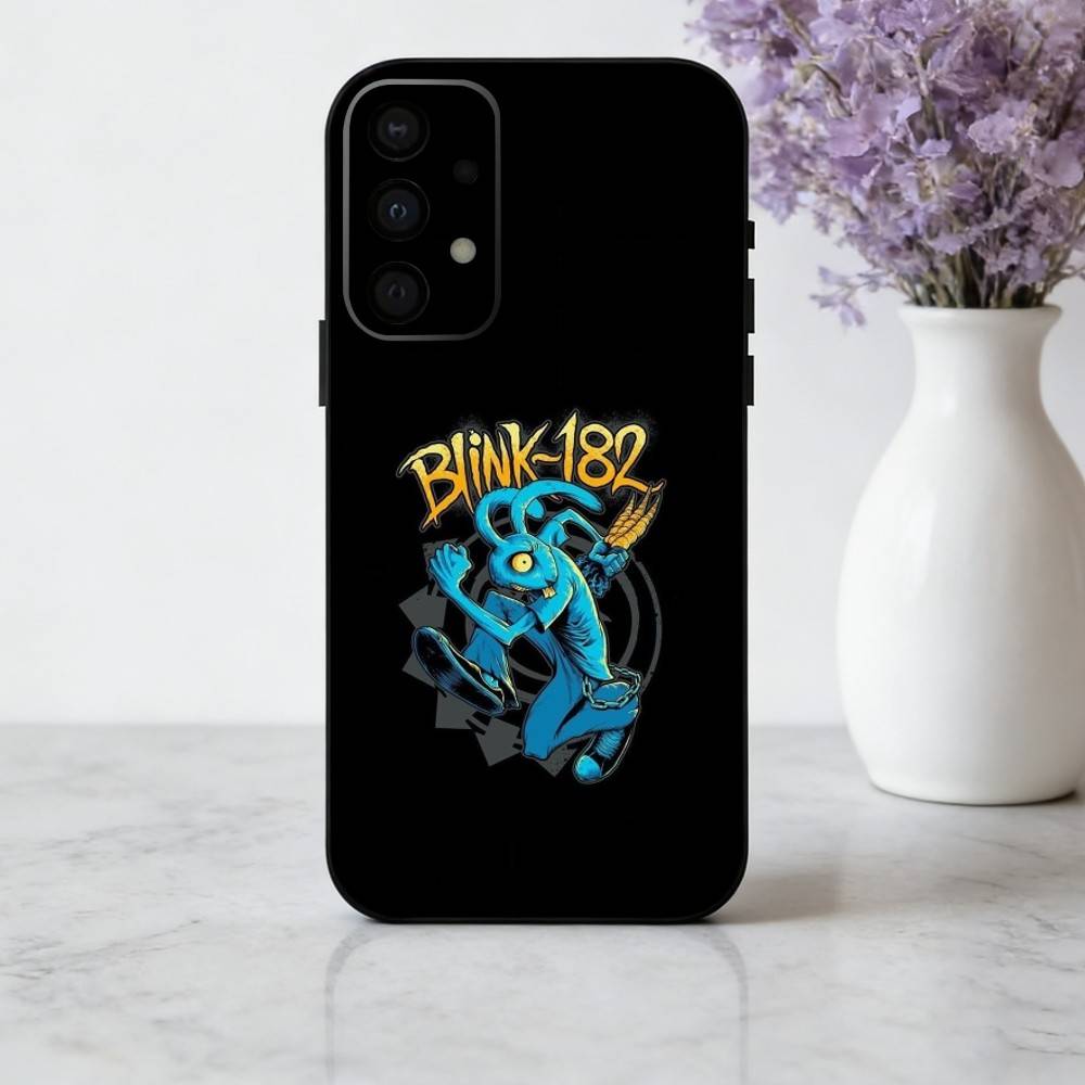 

Punk B-Blink-182 Band phone Case For Samsung Galaxy A73,A72,A71,A70,A53,A52,A51,Others Soft Black Shell Samsung a51 4g