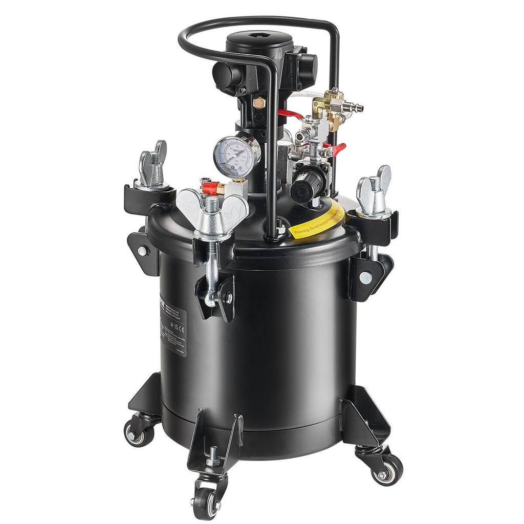 Réservoir à pression pour peinture en aérosol 10 L / 2,5 gal Agitation entièrement automatique 70 psi
