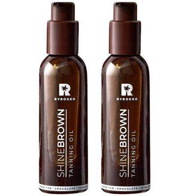 Byrokko Shine Brown Chocolate Oil X2 Pcs