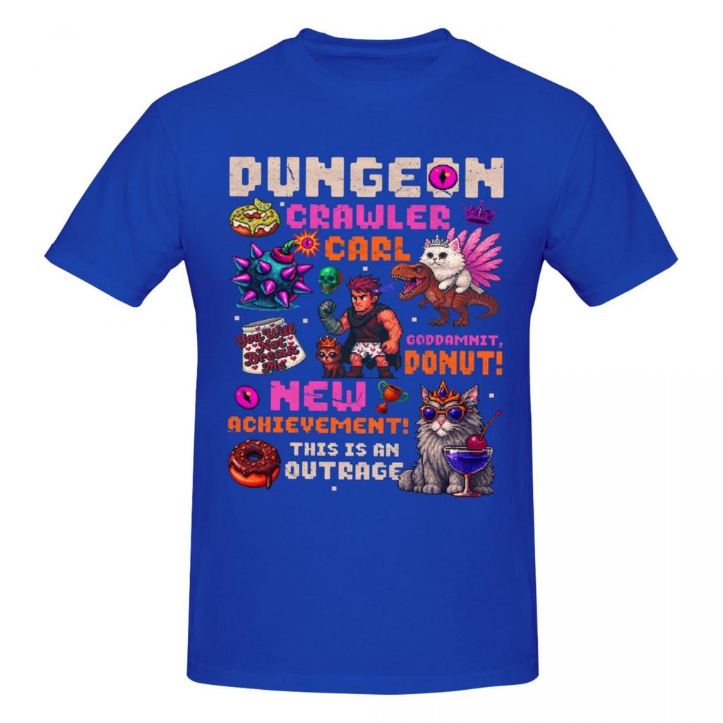 Dungeon Crawler Carl Vintage T Shirts Graphic Y2k Unique Short Sleeve Unisex Wounisex Tshirt Clothing