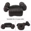 Bun Headbands Infants Wig Bangs Chignons Hairpiece 1-4T Girls Boy Headwear Lovely Buns Hairband Decors