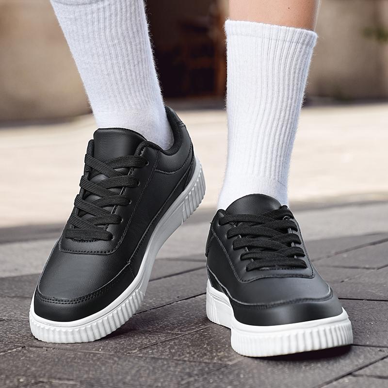 Men Skateboard Shoes Women White Sport Shoes Couple Black Wide Palm Basketball Shoes Large Size Sneakers