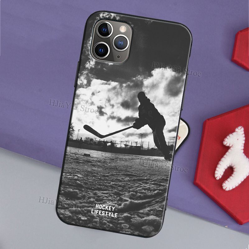 Ice Hockey is Life Phone Case For iPhone 13 11 12 Pro Max mini X XR XS Max 6S 8 7 Plus SE 2020 Back Cover