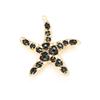 ZHUKOU 52x54mm pandantiv fashion Stea de mare din Cristal pentru femei Accesorii Handmade pentru Realizarea Colierelor Cercei model:VD417