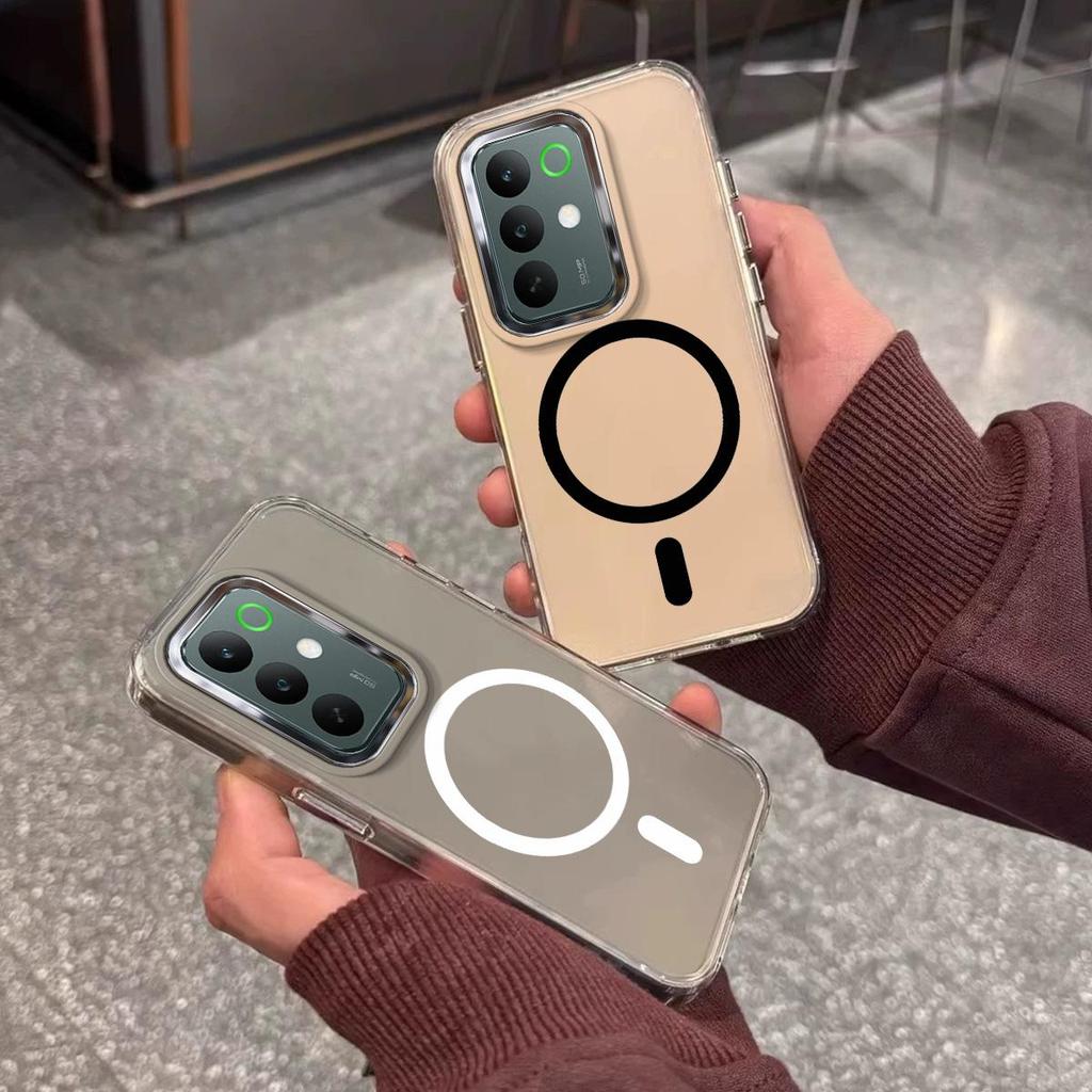 MagSafe Compatible Clear Shockproof Phone Case with Magnetic Ring for infinix ZERO 40 4G 5G