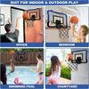 With Electronic Scoreboard Indoor Play Basketball Goal Kids Basketball Training Toys  Home Use