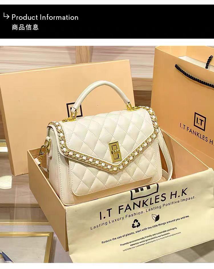 

New Fashionable Leather Handbag for Women, Versatile Single Shoulder Crossbody Bag Trend