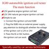 12V~24V IG80 Detector Profesional Bobină de Aprindere Auto Tester Motor pe Gaz Natural Instrument de Diagnosticare și Reparare Vehicule