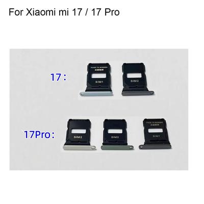 Für Xiaomi mi 17 SIM-Kartenhalter-Schublade Kartensteckplatz für Xiaomi mi 17 Pro SIM-Kartenhalter Ersatzteile