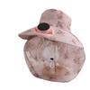 New Men's and Women's Summer Sun Protection Caps Solar Fan Bucket Hat Outdoor Mountaineering Cap Big Brim Shading Fishing Cap
