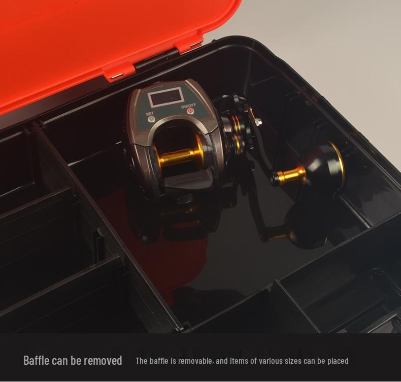 Large Double-Layer Portable Lure and Tool Box: Multifunctional Fishing Gear and Accessories Storage