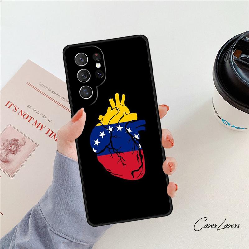 Flag of Venezuela phone case For Samsung Galaxy S24 S25 S23 S22 Ultra Note 10 20 Plus S20 S21 FE Cover