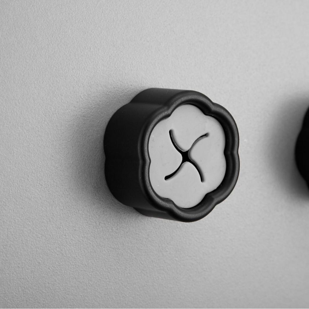 

Innovative No-Drill Bathroom Towel Rack & Kitchen Dishcloth Rod with Children s Sock Hook чорний/сірий колір