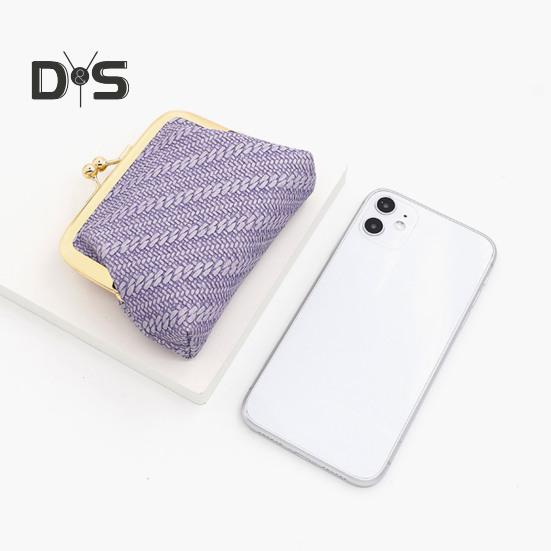 Mini Tragbare Münzbörse Kunstleder Kiss Lock Wechselgeldbeutel Mehrzweck Schlüssel Kopfhörer Schmuck Lippenstift Kosmetik Zubehör Aufbewahrungstasche mit