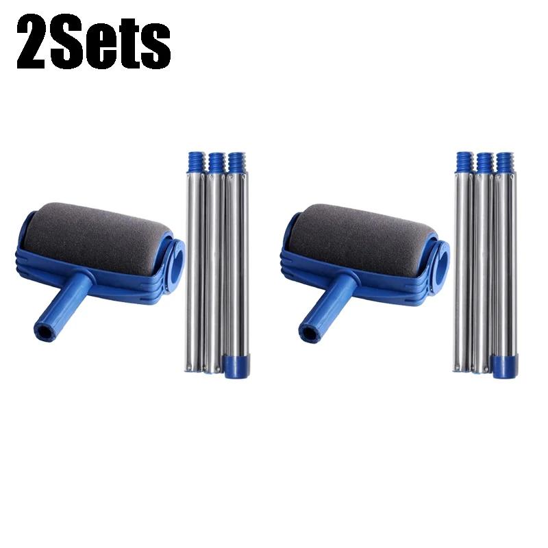 Multifunctional Wall Painting Roller DIY Decorative Interior Wall Paint Brush Tools Household Corner Brushes Rollers Handle Set