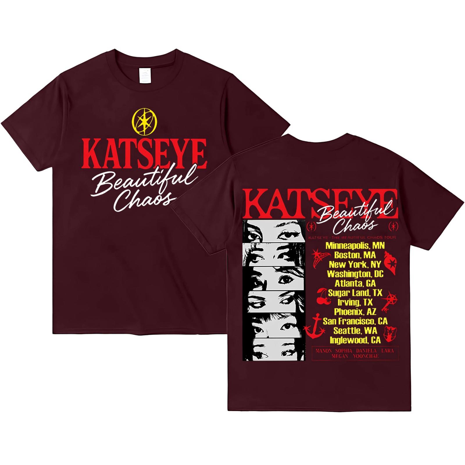 

Women s Fashionable Casual Round Neck Printed Short-Sleeved Top XXL винний