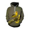 Bird Pattern Hoodies Goldfinch 3D Print Men Women Fashion Long Sleeve Hooded Sweatshirts Oversized Y2k Pullover Man Top Clothing
