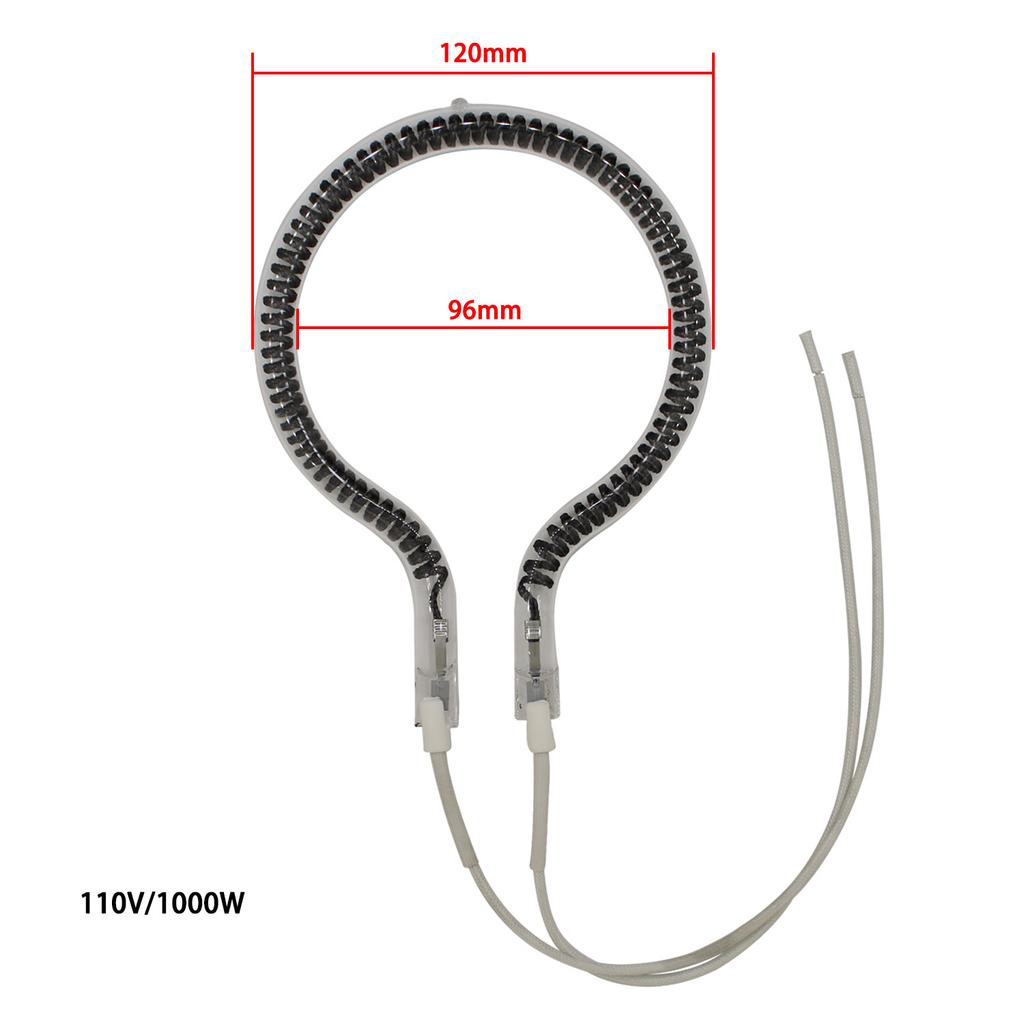 Tubo de aquecimento em forma de raquete tubo de aquecimento 220v aquecedor de fibra de carbono Adequado para aquecedores/equipamentos infravermelhos, etc.