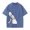 Saitama One Punch Man Funny Graphic T Shirt Men Women Cotton Tshirts Vintage Washed Tee Harajuku Male Casual Oversized T-shirt