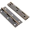 8Pcs Folding Butt Hinges Antique Bronze Metal Hinge for Doors Windows Furniture Cabinet Cupboard Wood Boxes with Screws