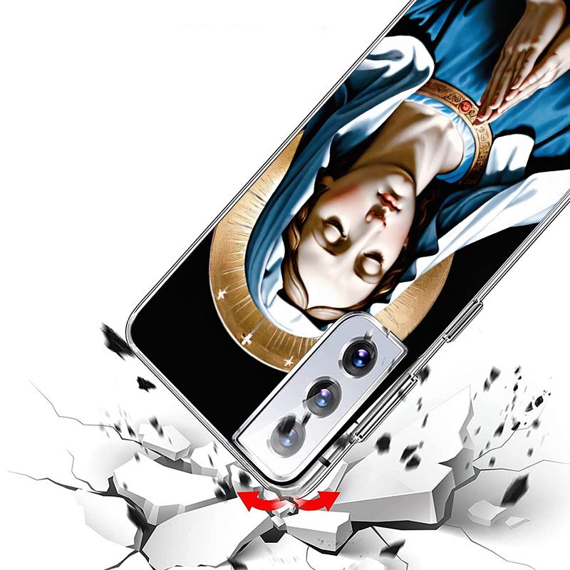 Virgin De Guadalupe Virgen Mary Phone Case For Samsung Galaxy S26 S25 Edge S24 S23 FE S22 Ultra S21 Plus S20 + Fundas Cover Coqu