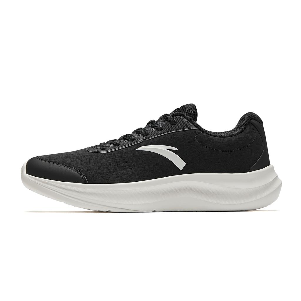 Anta Pantofi sport casual clasici, la modă, versatili, rezistenți la uzură, cu absorbție a șocurilor, cu talpă joasă, pentru alergare, bărbați, sneaker, negru, alb-ivoriu 912545505-7