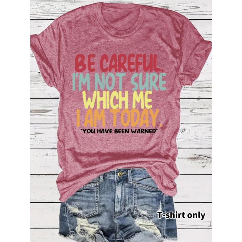 Women s Casual T-shirt Summer Round-neck Short-sleeved Top S темно-красного