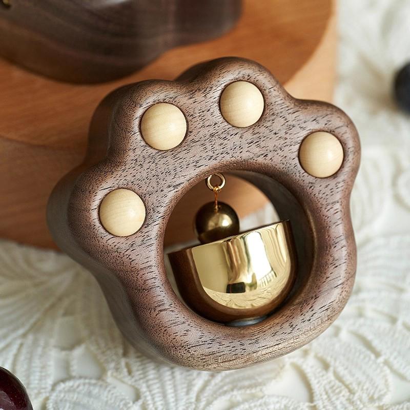 Cat Paw Doorbell Japanese Room Decor Outdoor Wind Chimes Wall Hanging Pendants Accessorie Wind Music Bell Christmas Decoration