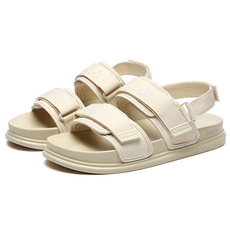 New FILA One Strap Slippers Men's Beige F12M226410FAG