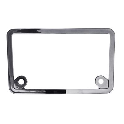 Stainless License Plate Frame Motorcycle License Plate Holders for Front & Rear 2 Holes Universal License Plate Cover