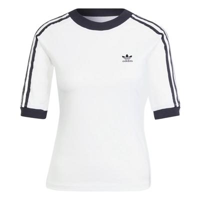 Adicolor Ringer Comfortable Soft Casual Versatile Short Sleeve Breathable Raglan T-Shirt Women Tops White JD4969