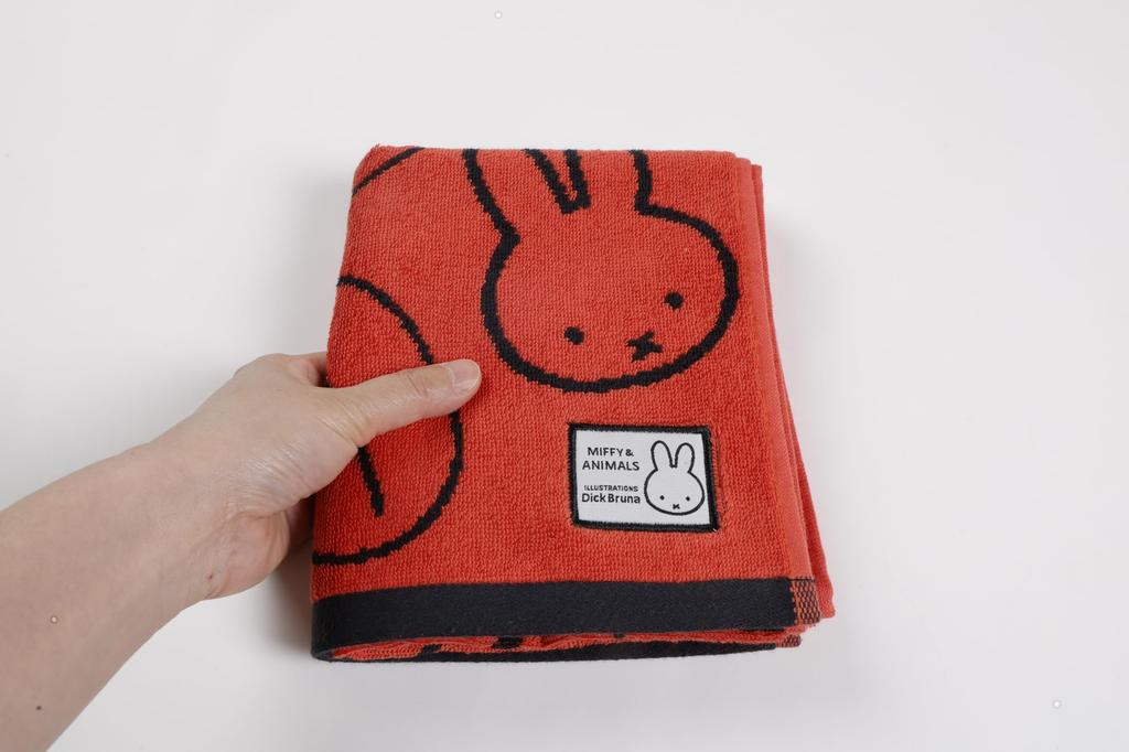 Marushin Face Towel Miffy and Rabbit Design Perfect for Children and Bath Item 5805034700 - (Miffy Animals) - Grandchildren, (Boys Girls) - Long,