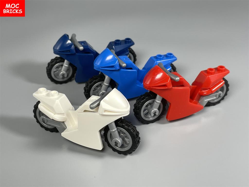 MOC Blocks Bike Bicycle Frame Mountain Biking Vehicle Motorcycle City Assembled Model Construction Block Classical Children Playthings Gift Idea