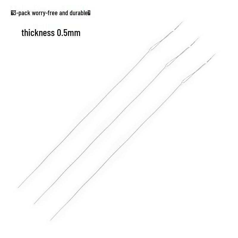 Wenwan Crochet & Beading Set: Steel Wire Hooks, Twisted Needles, and Stringing Line for Buddhist Beads
