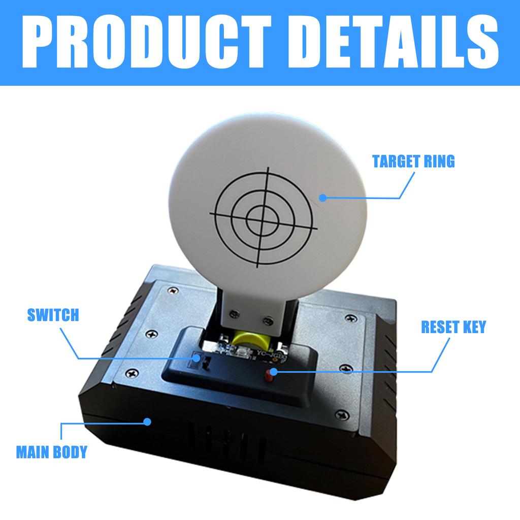 Dry Fire Laser Shooting Target for Enhanced Accuracy and Speed with Real Time Feedback and Multiple Modes Precisions