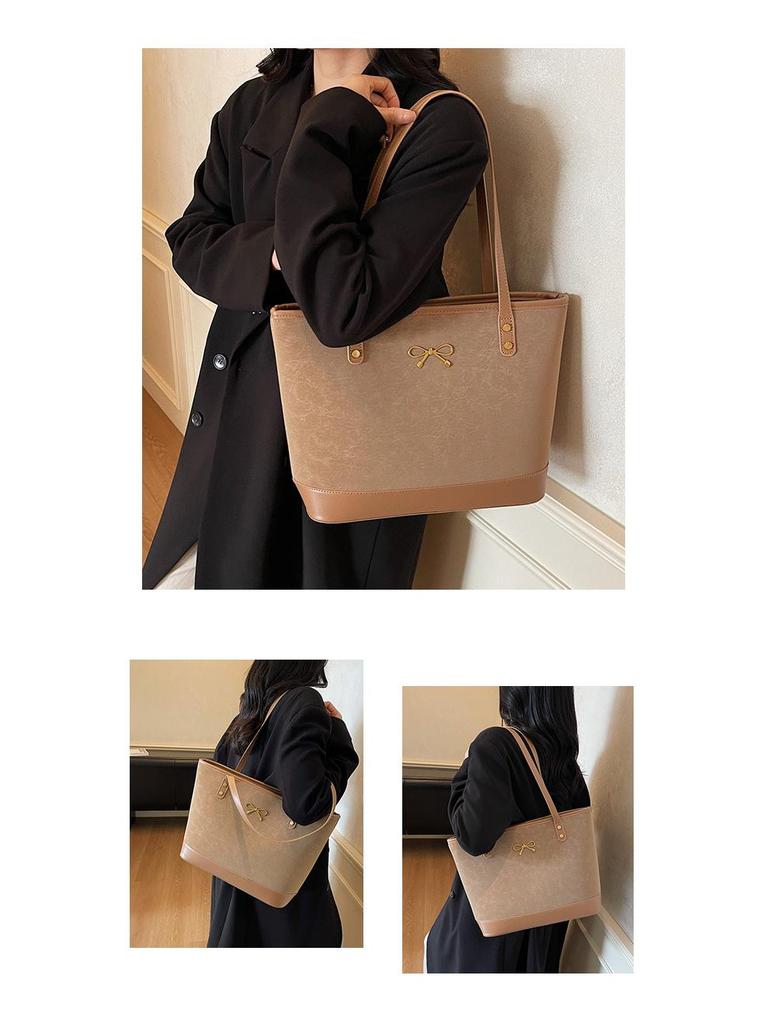 Women's 2025 Winter High-End Versatile Tote Bag - Large Capacity Commuter Shoulder Design