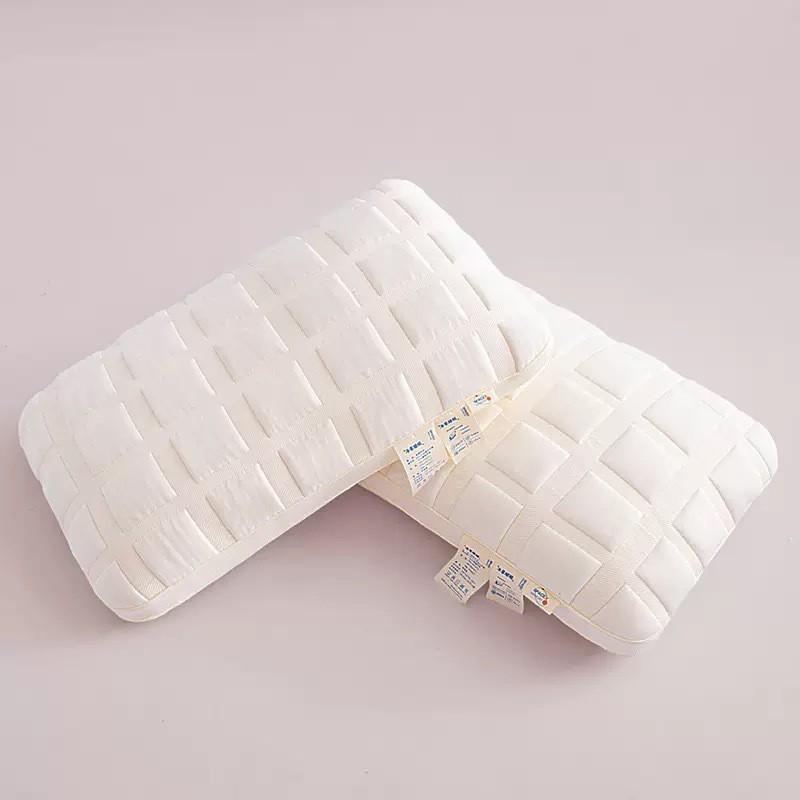 Soft High-Rebound Knit Cotton Pillow Core With Hollow Fiber Fill Hotel-Grade Comfort Adult Single Bed Use