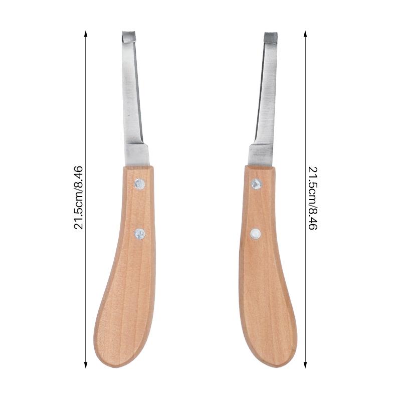 2Pcs Cattle Horse Repair Hoof Knife Hoof Cutter Right/left Hand Animal Foot Pruning Tool Shears Farm Veterinary Supplies Repair hoof knife