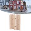   Wooden Screen 1:12 Retro  ature Scene Furniture Model Dollhouse Accessory