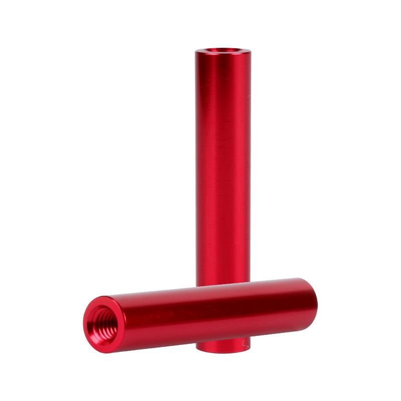 M3 Thread Red Round Aluminum Alloy Precision Support Column for Industrial Control Equipment