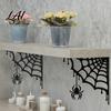 Indoor Outdoor Wall Embellishment 2Pcs Spider Web Corner Metal Art Signs Decor Gothic Artistic Decor Minimalist Aesthetic Sculpture for Living Room