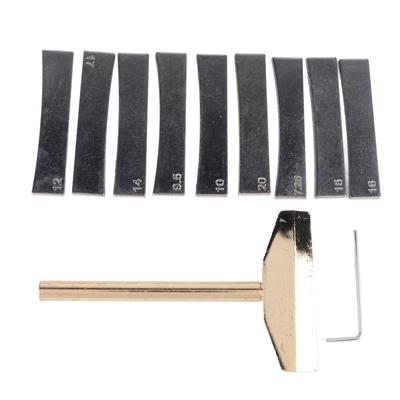 Fret Installation Set Fingerboard Fret Press Tool with Mounting Clamp Electric Guitar Repair Tools