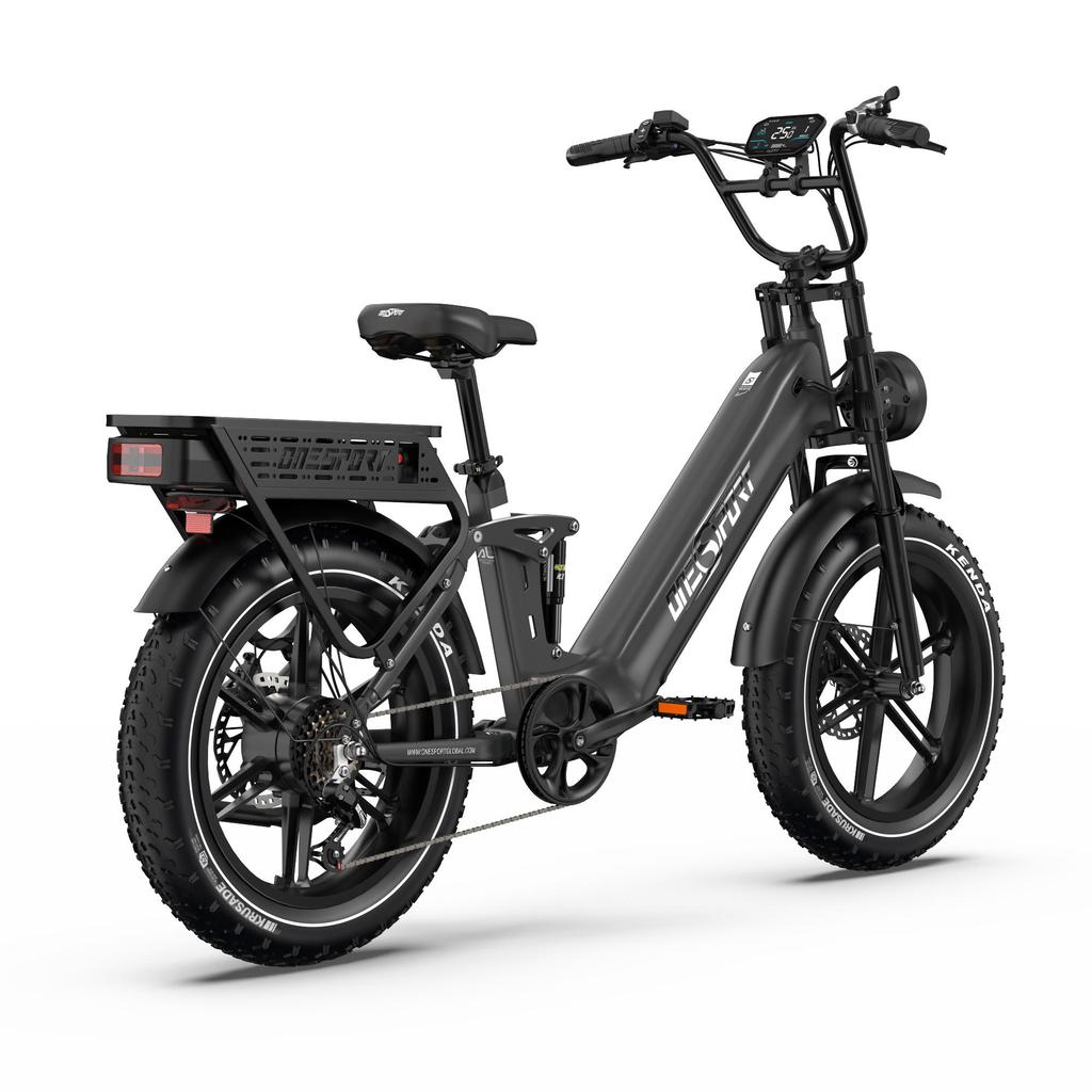 ONESPORT OT08Pro Erwachsenen E-Bike 500W Motor 48V36AH Doppelakku Mountain Offroad Elektrofahrrad 20 Zoll Fat Tire Elektrofahrrad