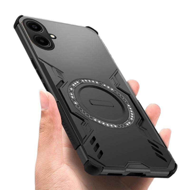 For Samsung Galaxy A07 / Galaxy A07S / Galaxy A08 Case Hard Armor Shockproof Magnetic Case Heat Dissipation Shockproof TPU PC Hybrid Cover