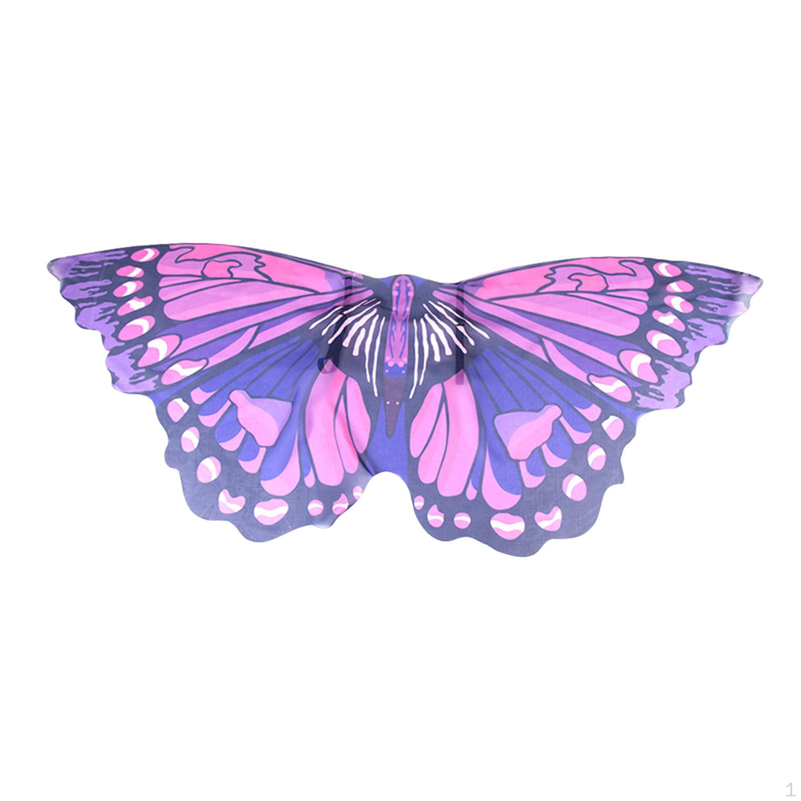Butterfly Cloak Wing Cosplay Decoration Fancy Dress Carnival Toy Party Cape Costume Purple